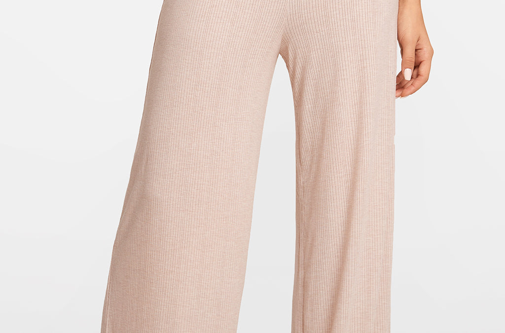 SOULVOR Wide Leg Casual Pants Hazelnut