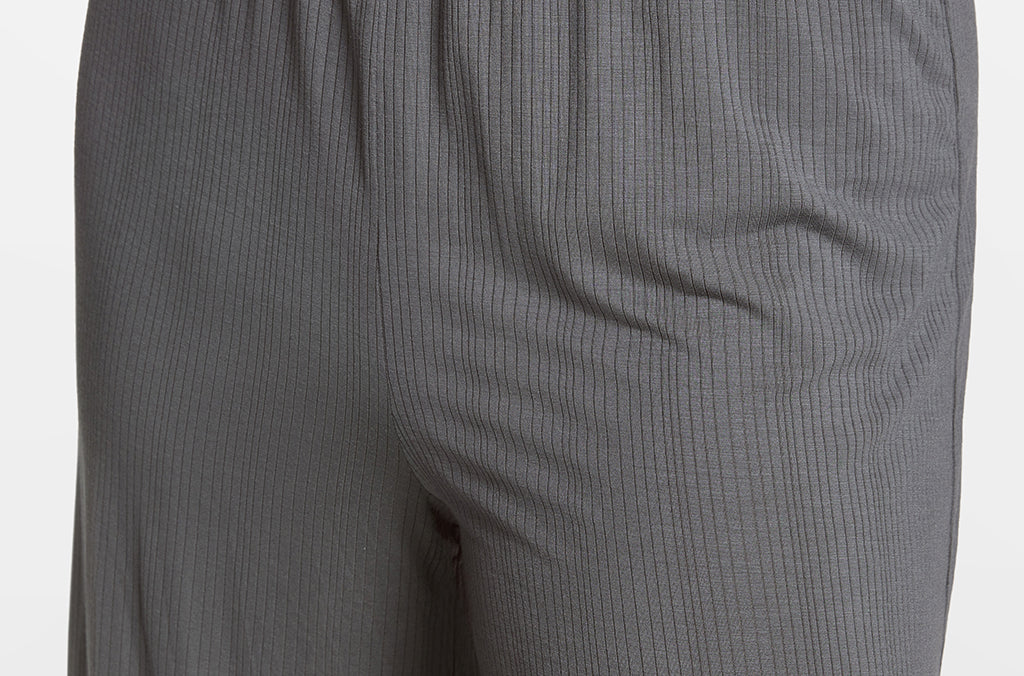 SOULVOR Wide Leg Casual Pants Moon Heather Grey