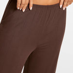 SOULVOR Wide Leg Casual Pants Hazelnut
