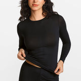 SOULVOR Long Sleeve Crew Neck T-Shirt Deep Ocean Blue