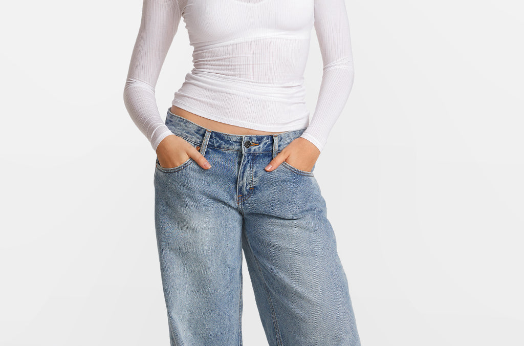 SOULVOR Long Sleeve Crew Neck T-Shirt Deep Ocean Blue