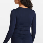 SOULVOR Long Sleeve Crew Neck T-Shirt Twilight Gray