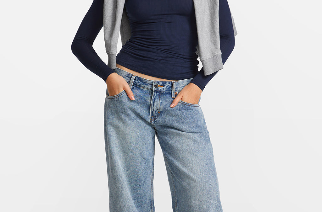 SOULVOR Long Sleeve Crew Neck T-Shirt Twilight Gray