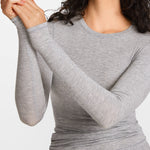 SOULVOR Long Sleeve Crew Neck T-Shirt Hazelnut
