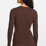 SOULVOR Long Sleeve Crew Neck T-Shirt Light Khaki Heather