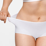 Women's Stretchy Mid Waist Boy Shorts 3 Pack Warm Beige (3pack)