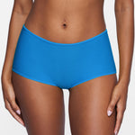Women's Stretchy Mid Waist Boy Shorts 3 Pack White (3pack)