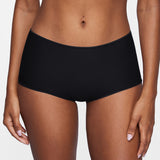 Women's Stretchy Mid Waist Boy Shorts 3 Pack Basic 03 (3pack)