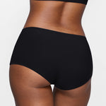 Women's Stretchy Mid Waist Boy Shorts 3 Pack Basic 03 (3pack)