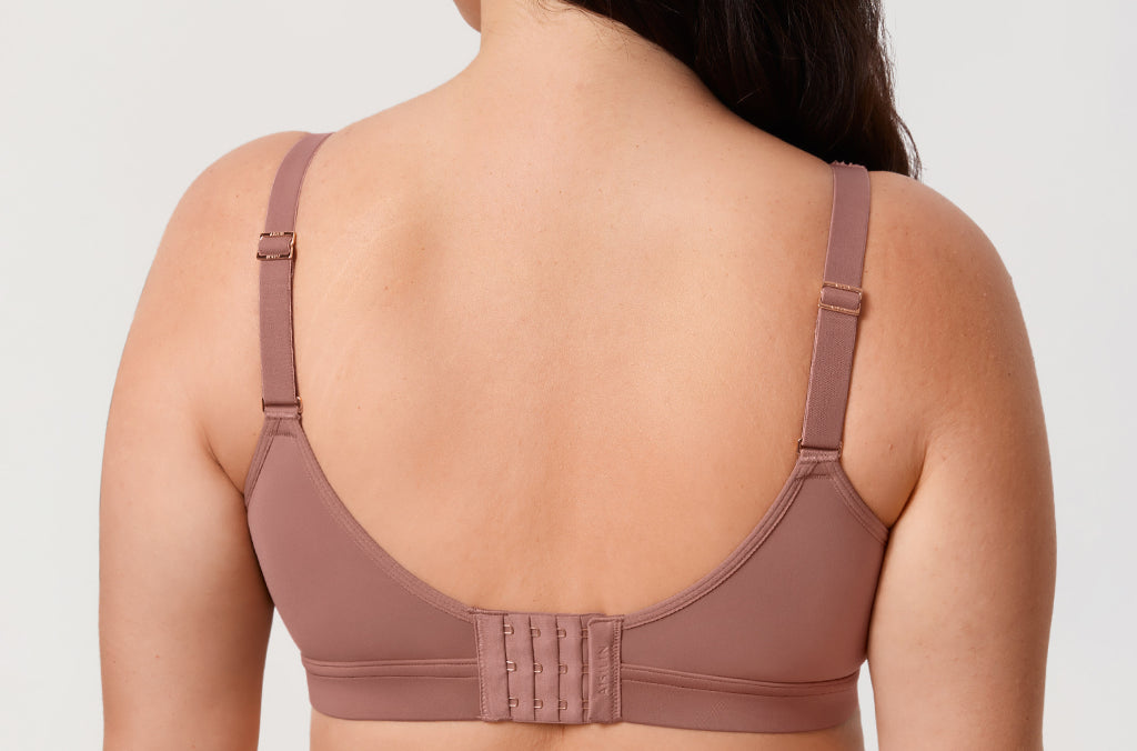 Women's Full Coverage Wireless Unlined Bra Vintage Rose