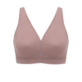 Women's Full Coverage Wireless Unlined Bra Mochaccino