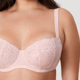 Women's Vintage Lace Balconette Bra Gentle Rose