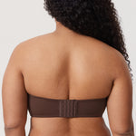 Women's Supportive Unlined Strapless Bra Hazelnut