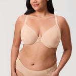 Women's Vintage Lace Racerback Bra Beige