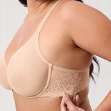 Women's Vintage Lace Racerback Bra Beige