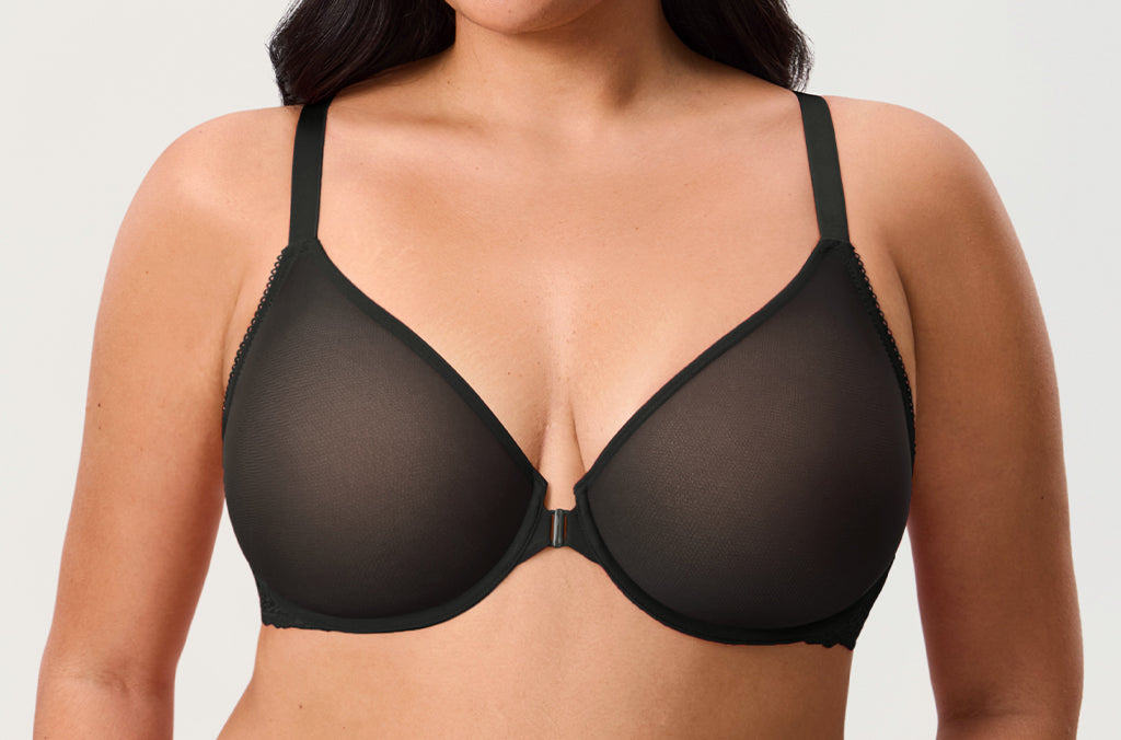 Women's Vintage Lace Racerback Bra Black