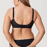 Women's Sheer Mesh Full Coverage Bra Black
