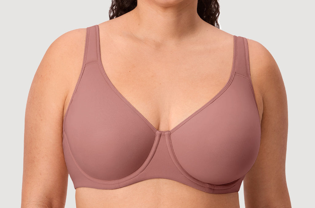Women's Everyday Full Coverage Underwire Bra Vintage Rose @model_info:ES1