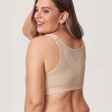Women's X-shaped Back Posture Bra Beige