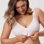 Women's X-shaped Back Posture Bra Coconut White
