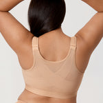 Women's X-shaped Back Posture Bra Warm Beige