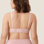 Women's More Coverage Lace Nursing Bralette Gentle Rose @model_info:nursing