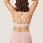 Women's More Coverage Lace Nursing Bralette Gentle Rose @model_info:nursing