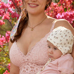 Women's More Coverage Lace Nursing Bralette Gentle Rose @model_info:nursing