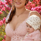 Women's More Coverage Lace Nursing Bralette Gentle Rose @model_info:nursing
