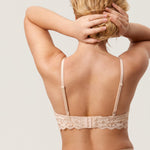 Women's More Coverage Lace Nursing Bralette Beige @model_info:nursing