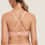 Women's More Coverage Lace Nursing Bralette Grapefruit Orange @model_info:nursing