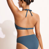 Women's Sexy Strapless Bandeau Bikini Top Insignia Blue