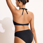 Women's Sexy Strapless Bandeau Bikini Top Black